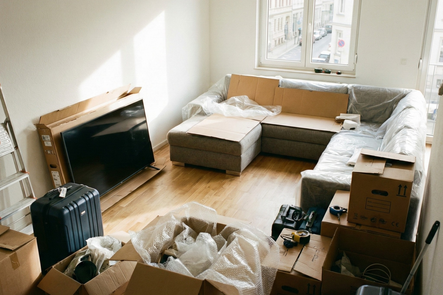 Moving into a new house